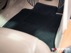 Alfa Romeo Giulia Floor Mat Set - All Weather Rubber Front/ Rear 4 Piece Set - Deluxe - RWD Model